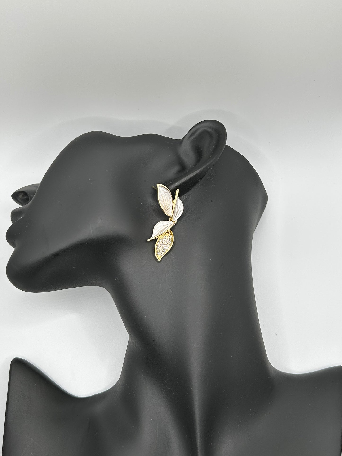 Artistry in Bloom Rhinestone Post Earrings