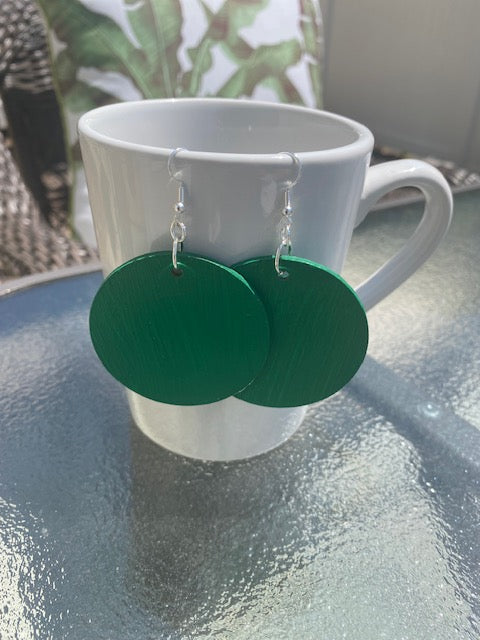 2" Wooden Circles (Orange, Green, Gold, White)