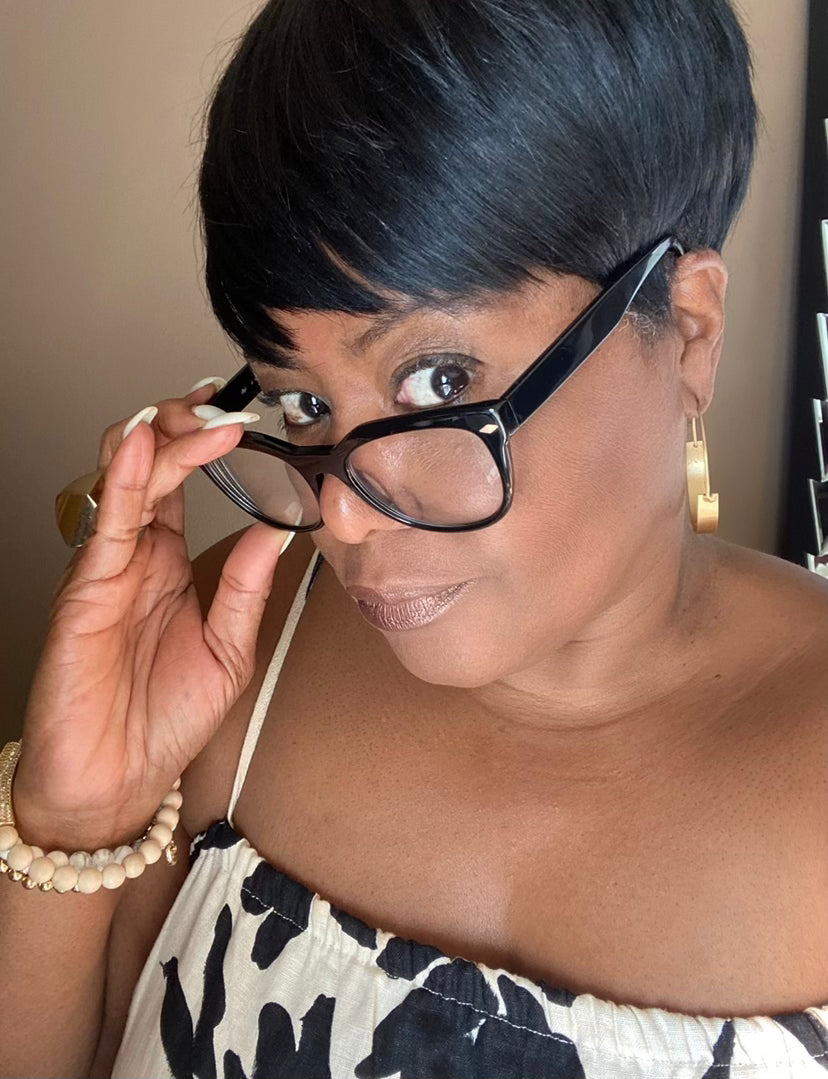 The Chunky Brass Half Hoops
