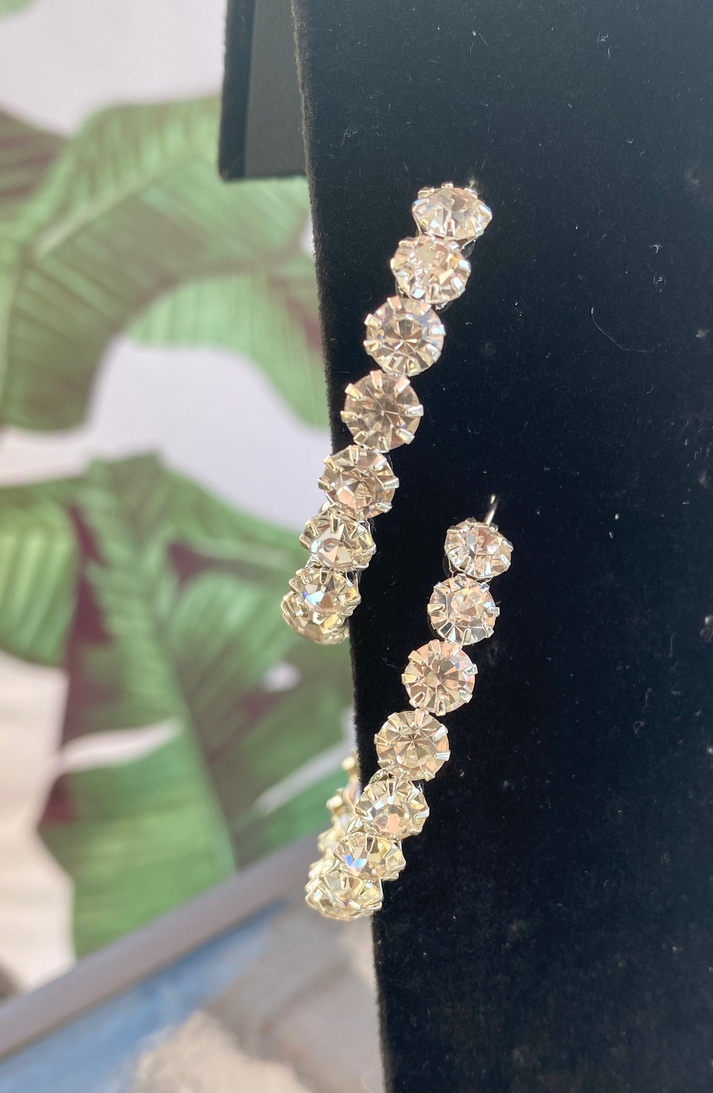 Large 18 Rhinestone Hoops