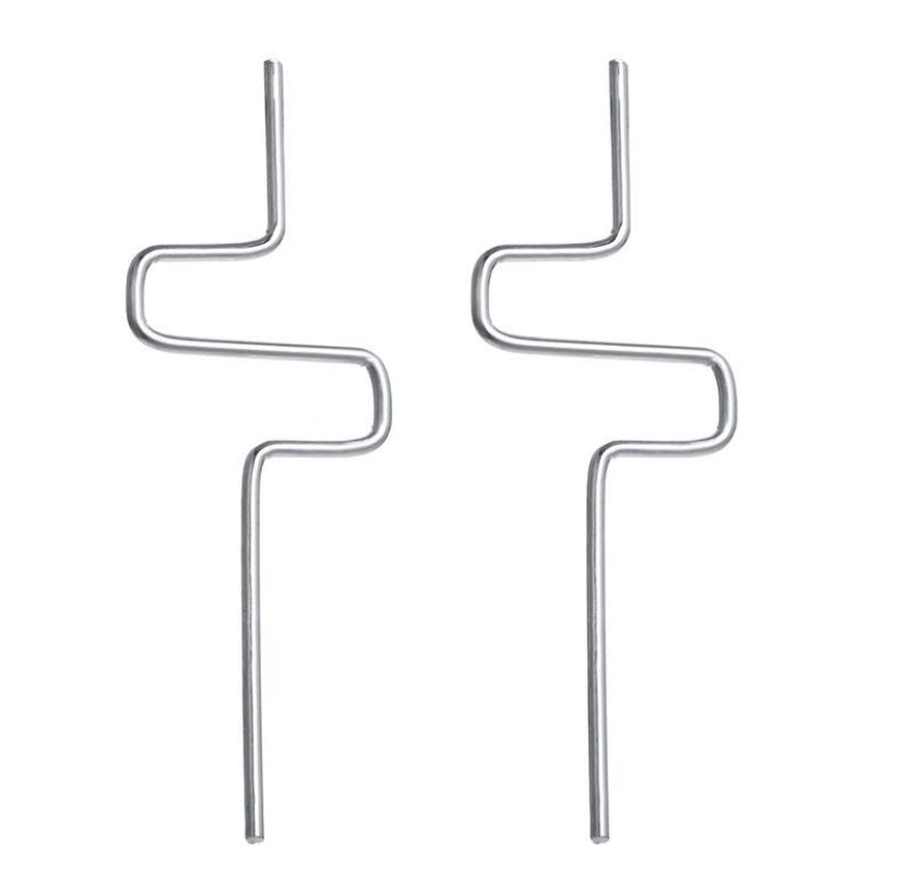 The Curved Post (Gold and Silver)