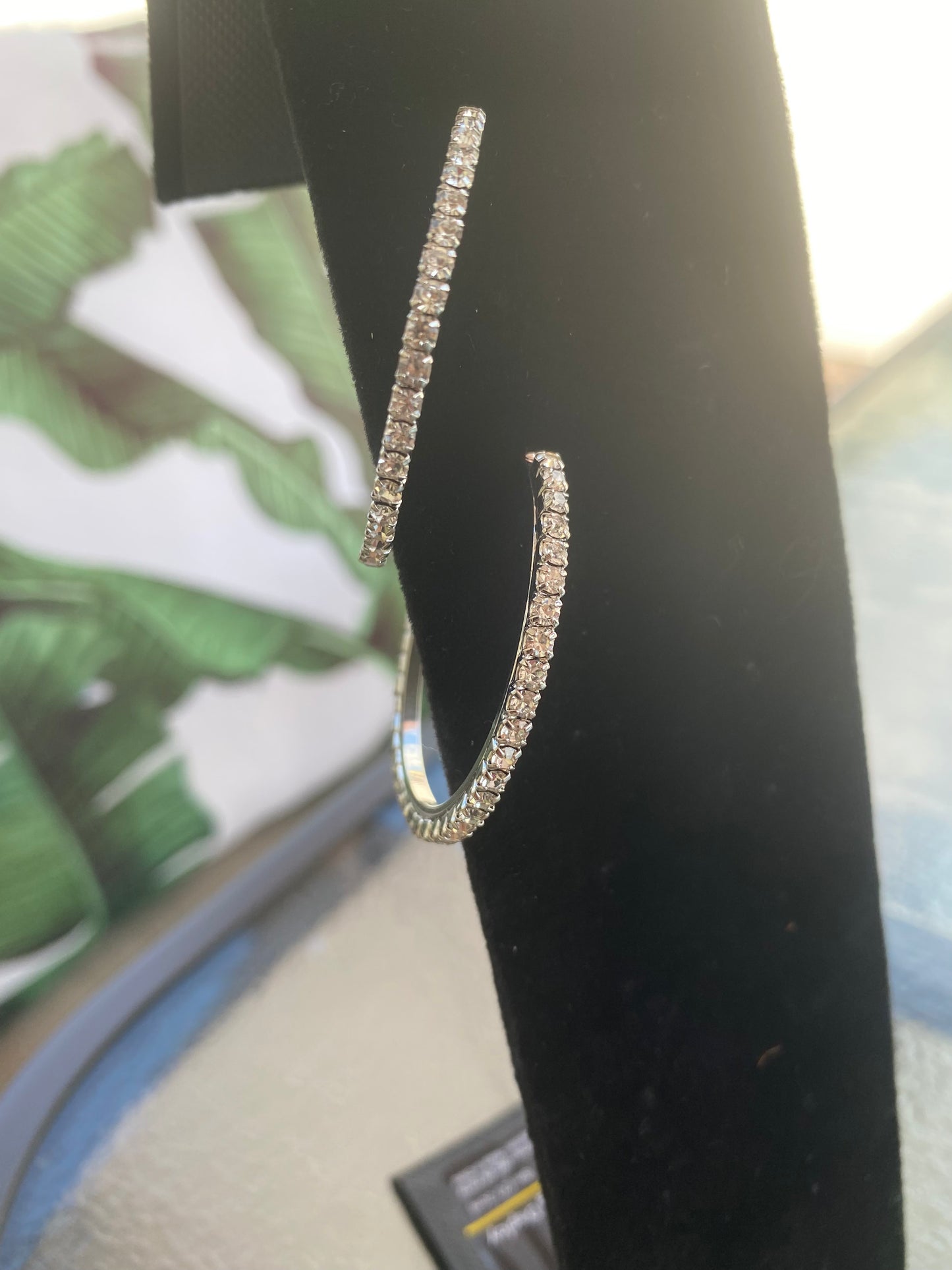 Rhinestone Hoops