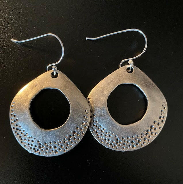 Silver Diana Circle Dangles.