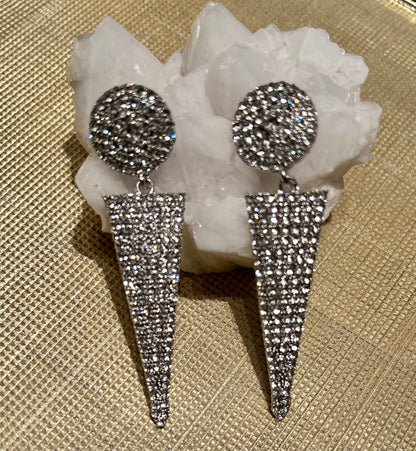 Rhinestone Triangle Dangles