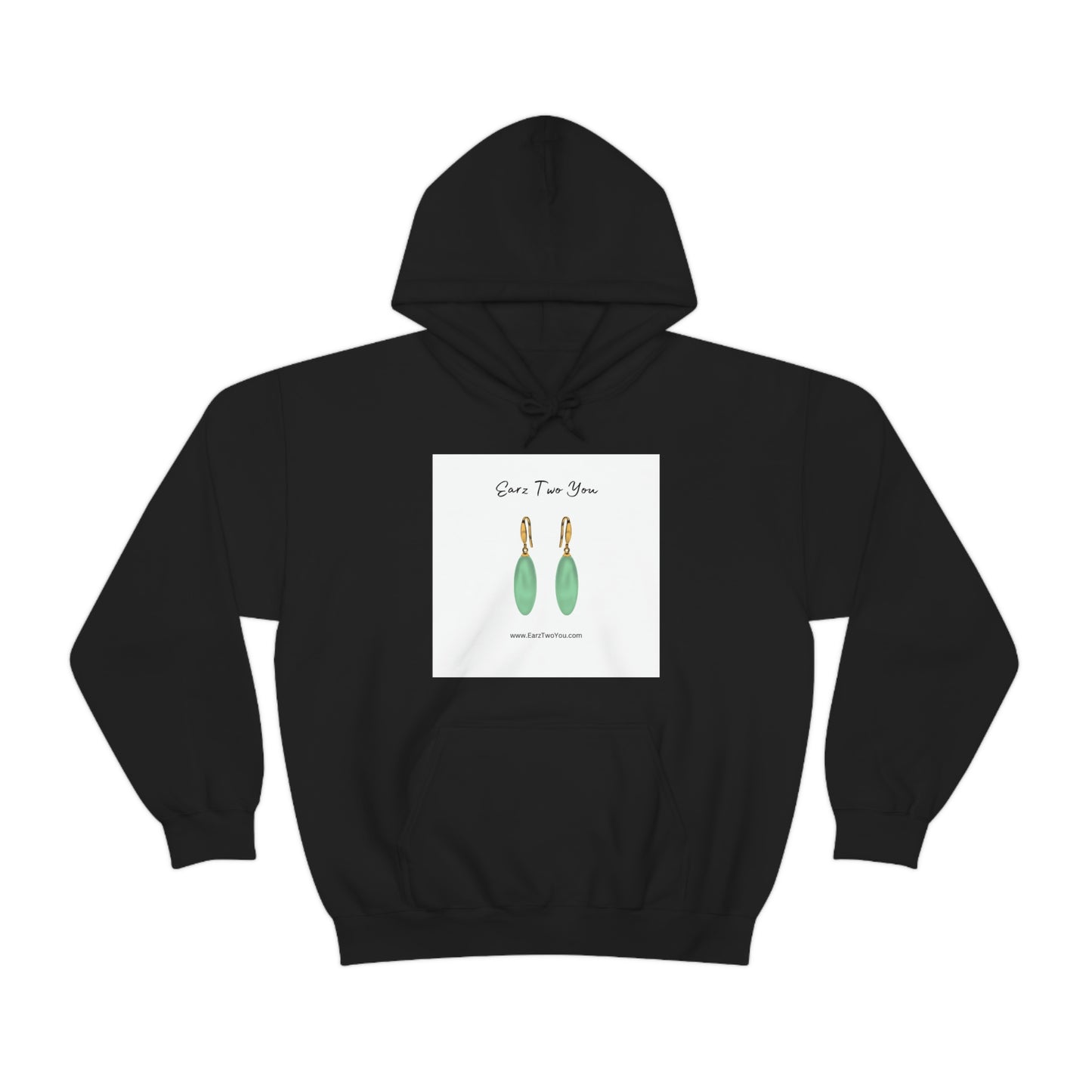 Earz Two You Unisex Heavy Blend™ Hooded Sweatshirt - Black