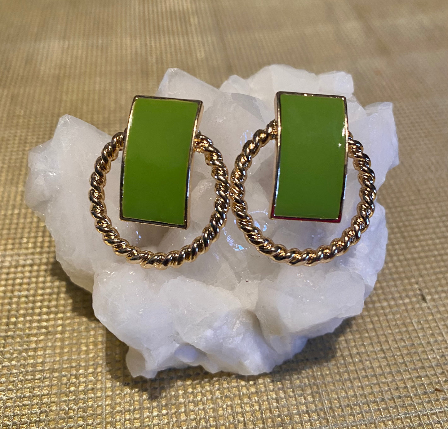 Retro Circle Earrings