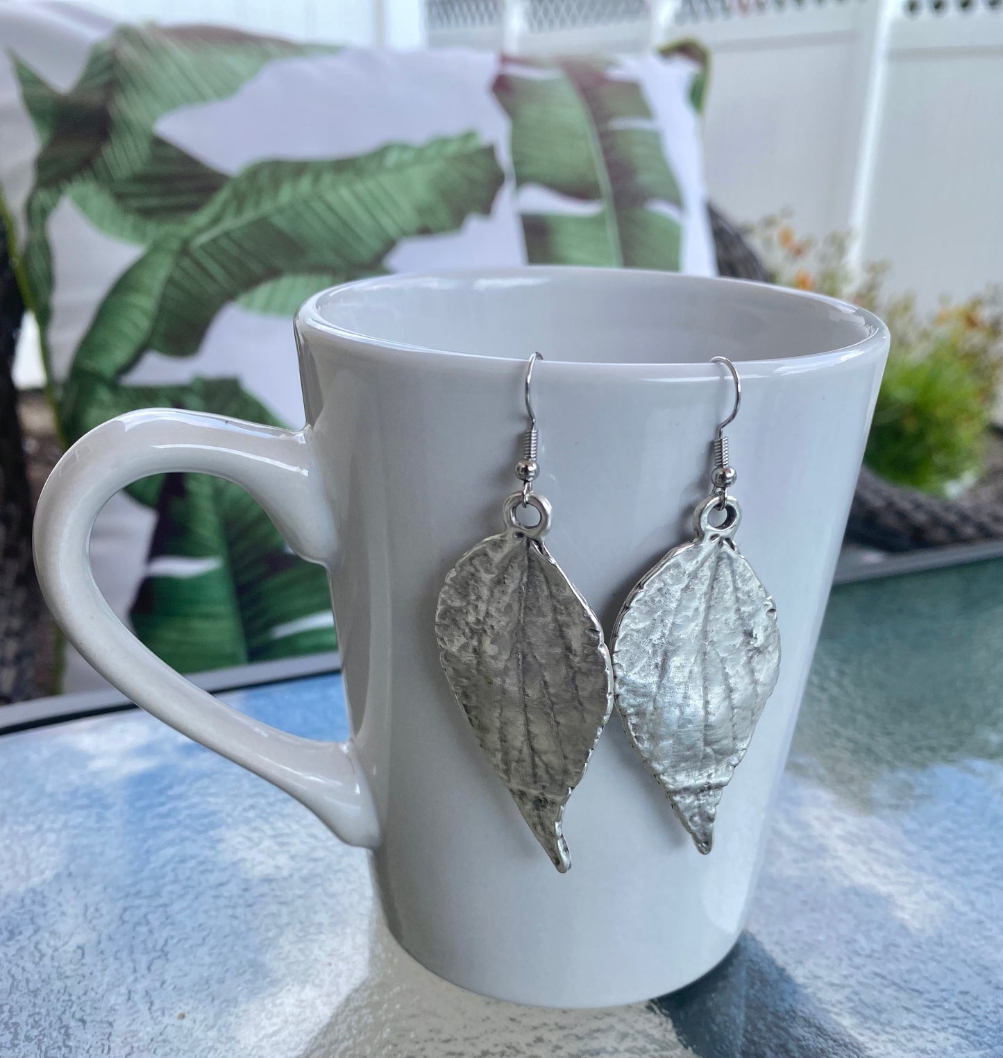 Silver Leaf Dangles